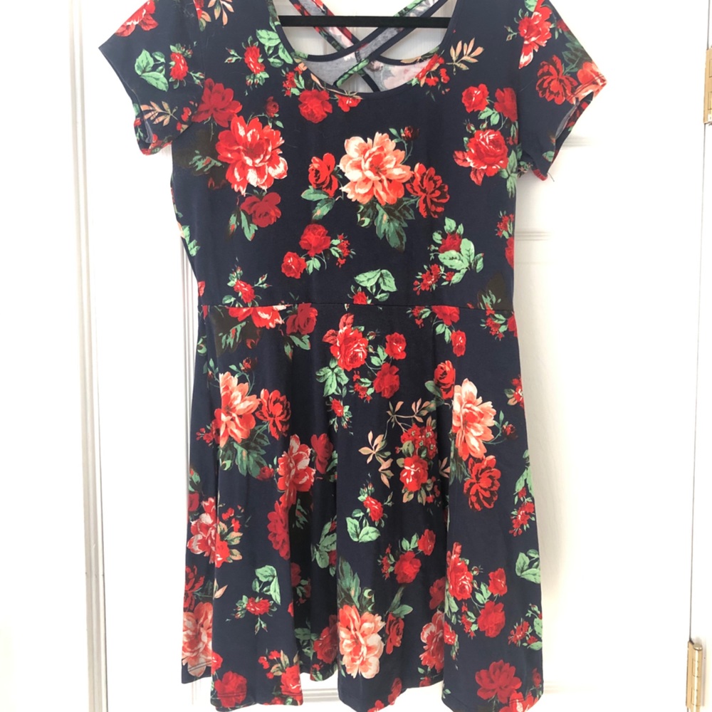 Floral mini dress